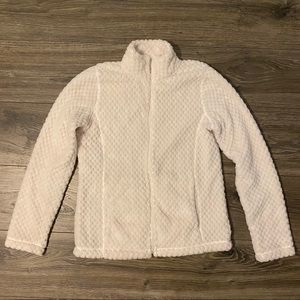 Soft White Sweater (with zipper)